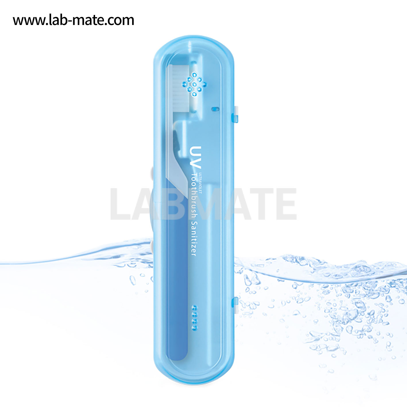 랩메이트,프레쉬 UV 칫솔 살균기,99.9% 살균력 / 자동실행 / AAA 건전지 [블루],ACTTO